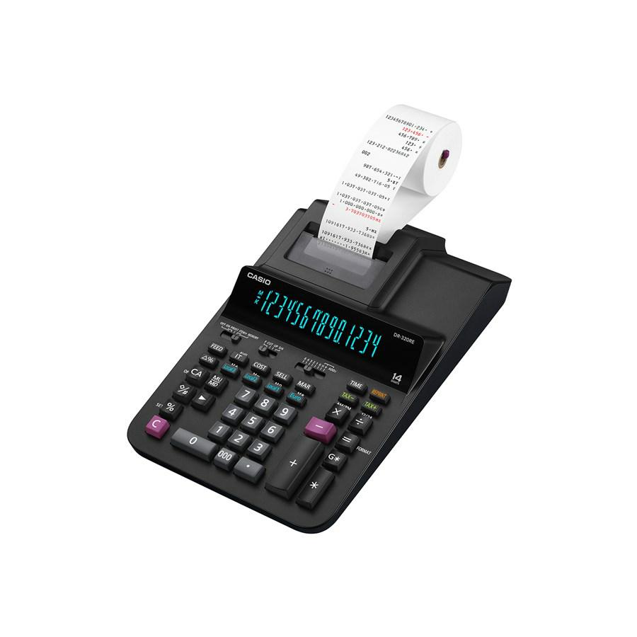 CALCOLATRICE SCRIVENTE CASIO DR 320 12 CIFRE DIM. 358X212X75 (ALIM.