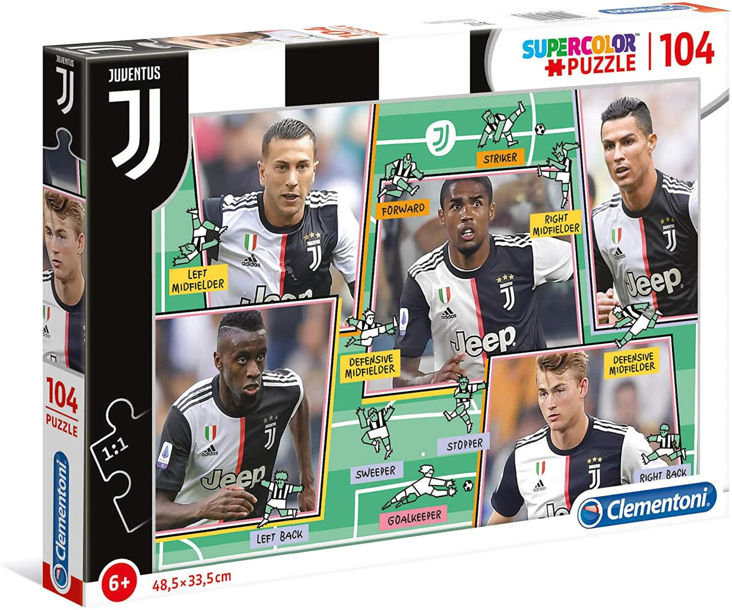 PUZZLE 104 JUVENTUS 2020 1 CLEMENTONI