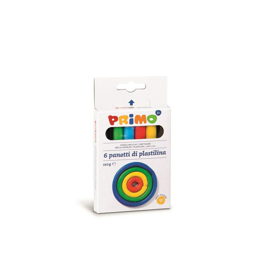 PLASTILINA 110 GR. - 6 COLORI ASSORTITI