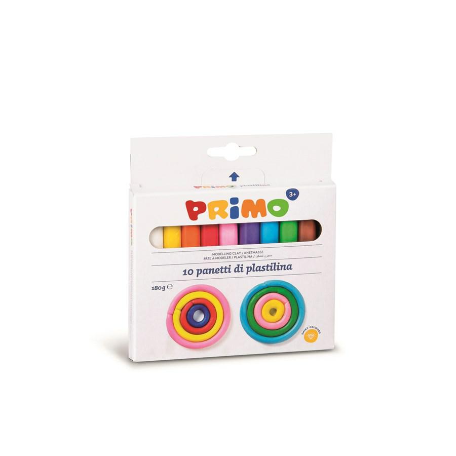 PLASTILINA 55 GR. - 10 COLORI ASSORTITI (550 GR.)
