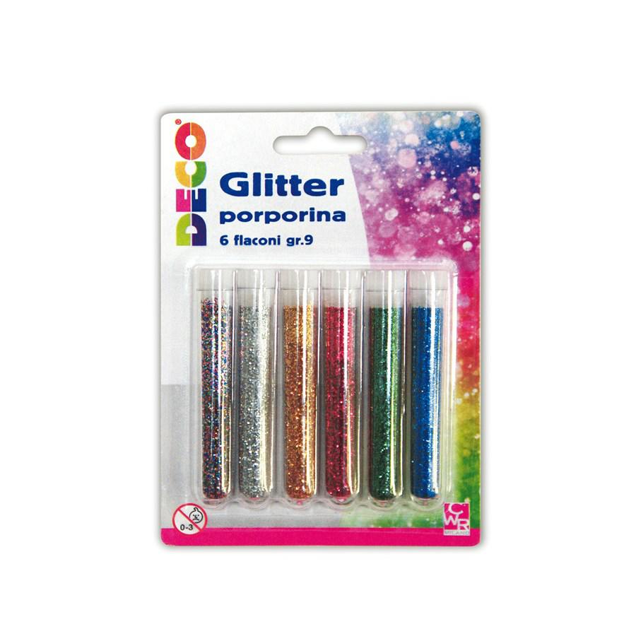PORPORINA ML.9 - BLISTER DA 6 FLACONI COLORI ASSORTITI