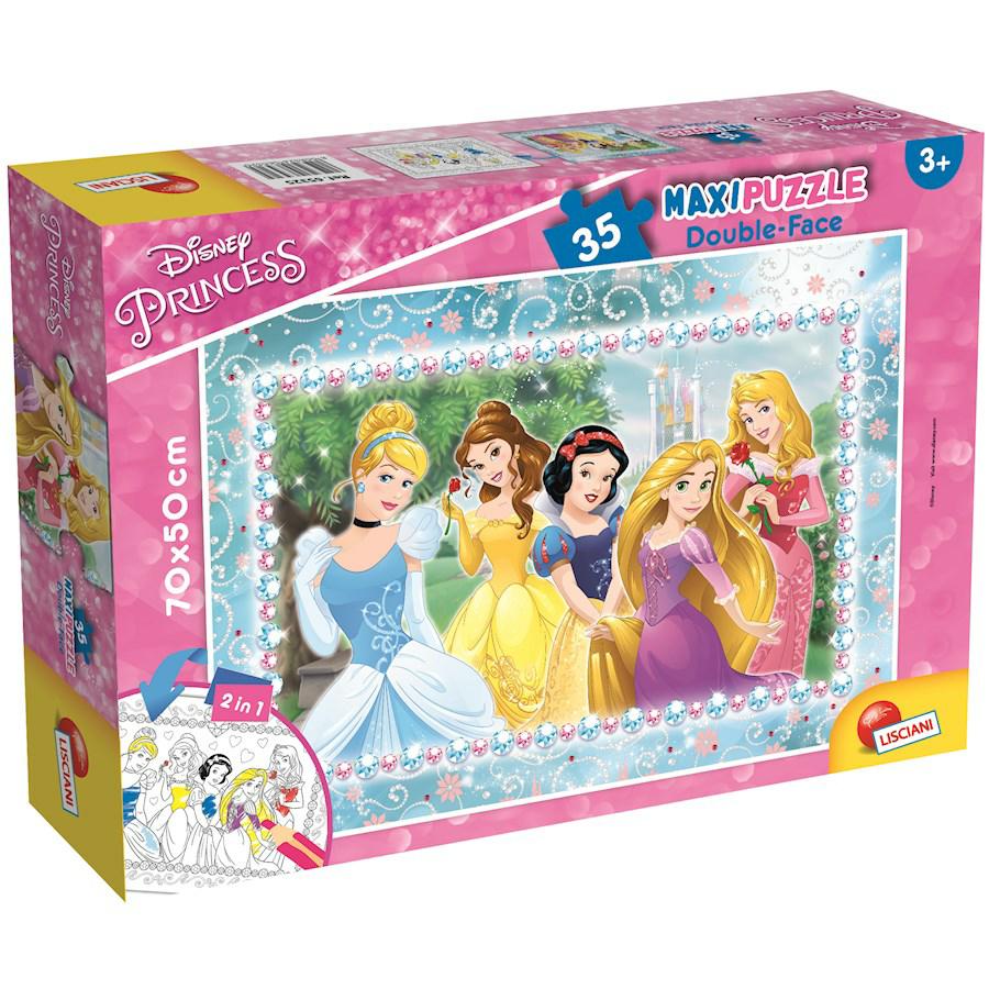 PUZZLE SUPERMAXI 35 PRINCESS DOUBLE FACE