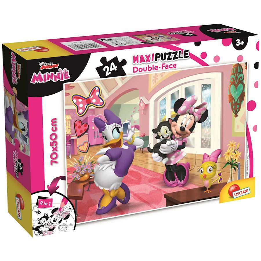 DISNEY PUZZLE MAXI FLOOR 24 MINNIE DOUBLE FACE