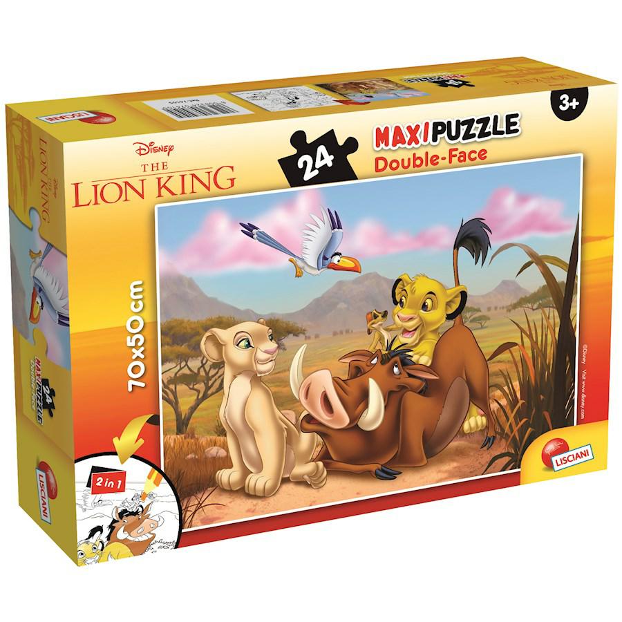 DISNEY PUZZLE MAXI FLOOR 24 LION KING DOUBLE FACE