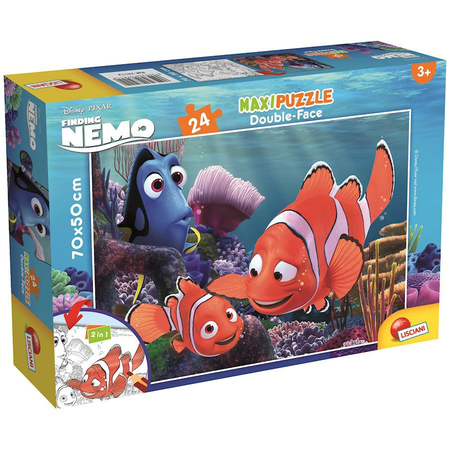 DISNEY PUZZLE MAXI FLOOR 24 NEMO DOUBLE FACE