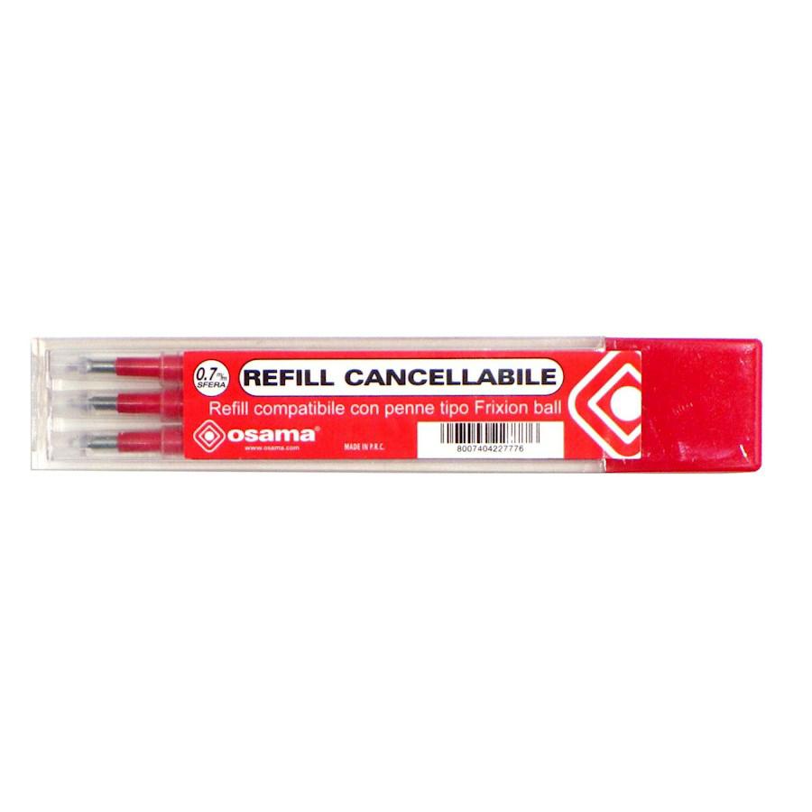 REFILL PZ.3 RISCRIVI ROSSO CANC.