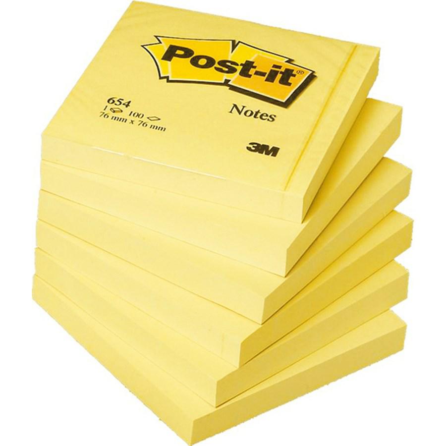 POST-IT MM76X76 GIALLO CANARY 3M