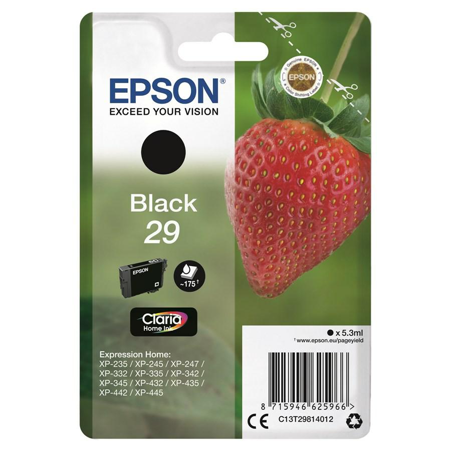 EPSON INK-JET NERO T2981 *T29814010* N.29 XP235/332/335/432/435